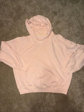AEO Seriously Lived In Pink Hoodie Sweatshirt